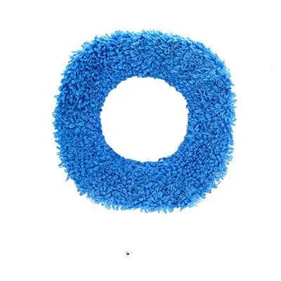 Automatic spray sweeping and mopping robot cleaner in various colours including black, blue, red, and white.