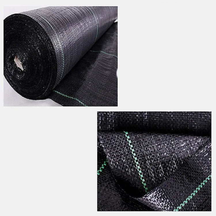 Black plastic woven weed-proof cloth for farmland and greenhouse weed suppression