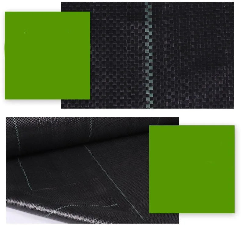 Black plastic woven weed-proof cloth for farmland and greenhouse weed suppression
