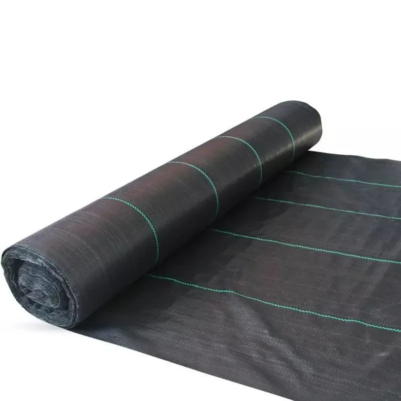 Black plastic woven weed-proof cloth for farmland and greenhouse weed suppression