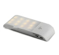 Human body infrared sensor night light with 12 LED bulbs and PVC housing for cabinet and corridor lighting