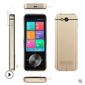 M9 WiFi translator device in gold or silver grey with speech recognition and photo translation functionality
