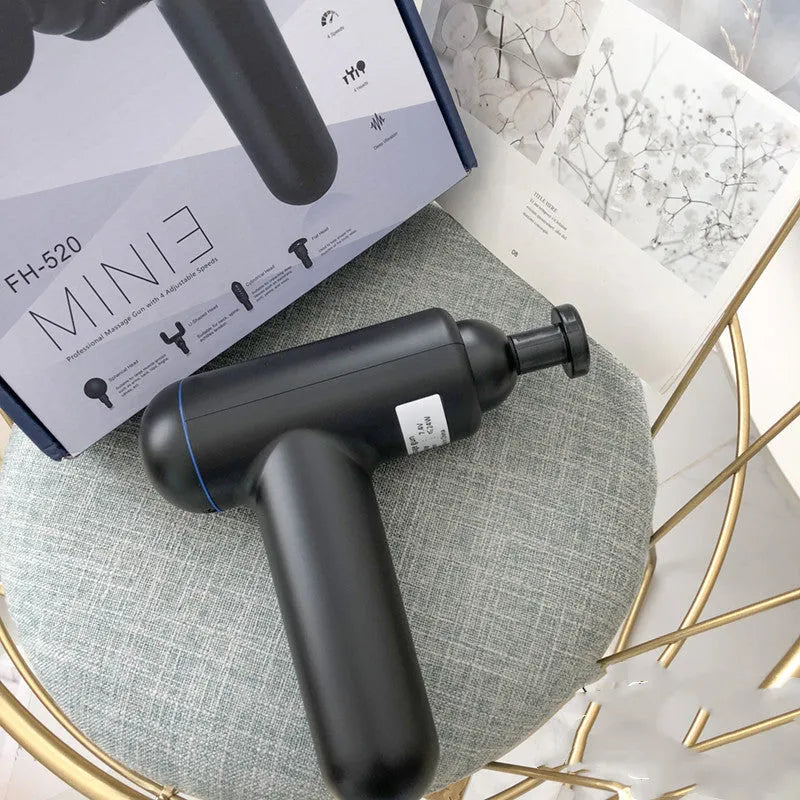 God Fascia Gun percussion massager in grey colour with USB charging port