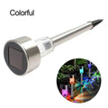Stainless steel waterproof garden landscape light with LED illumination in pastoral style.