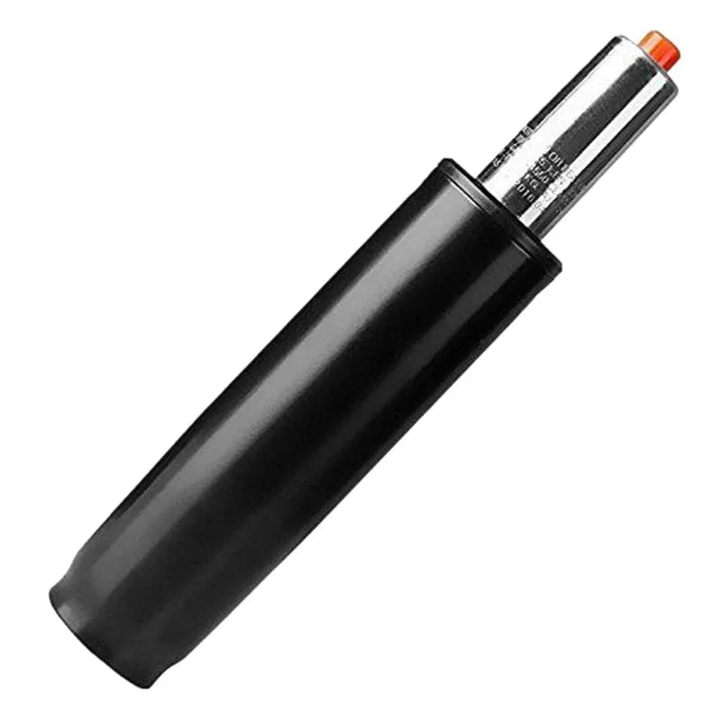 A black and an electroplated gas spring for lift chair assembly, showing the cylinder and end fittings.