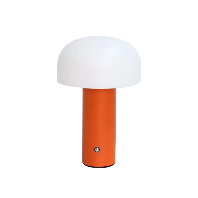 USB dual-purpose table lamp in four colour options - white, black, orange, green