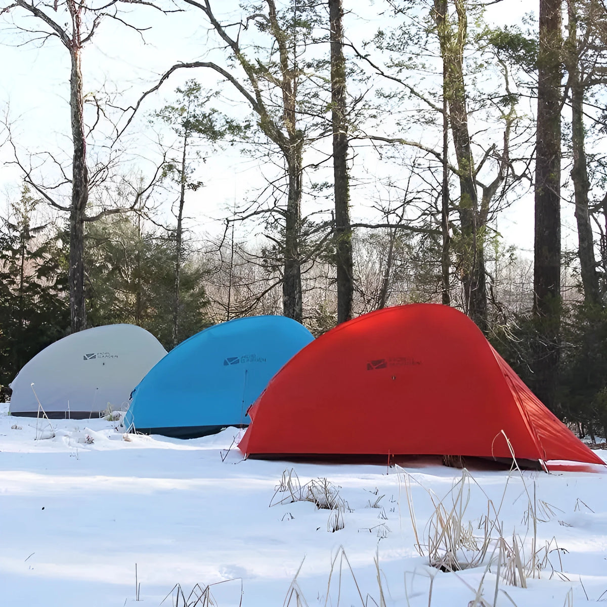 Single person lightweight camping tent with aluminium alloy poles, waterproof over 3000mm, one bedroom, available in five colours