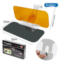Anti-high beam car sun visor with acrylic lens and telescopic mounting for vehicle sun visor