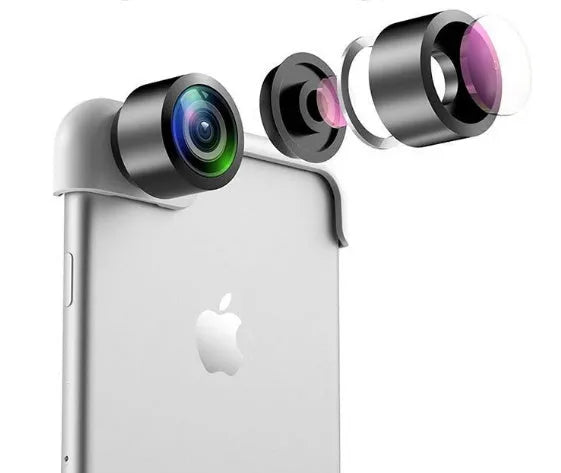 360 panoramic camera lens accessory for iPhone models with plug-and-play connection
