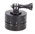 Lapse 360 automatic rotating camera tripod head for time-lapse filming with GoPro, SLR, and iPhone cameras