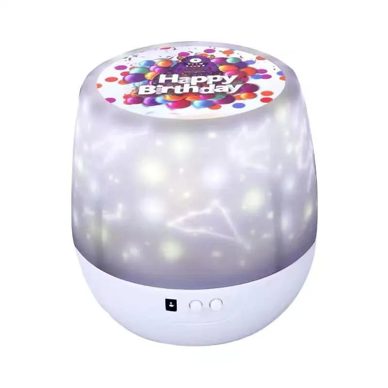 Constellation projector night light with USB cable and five film sets, ABS and PVC build, 5W LED