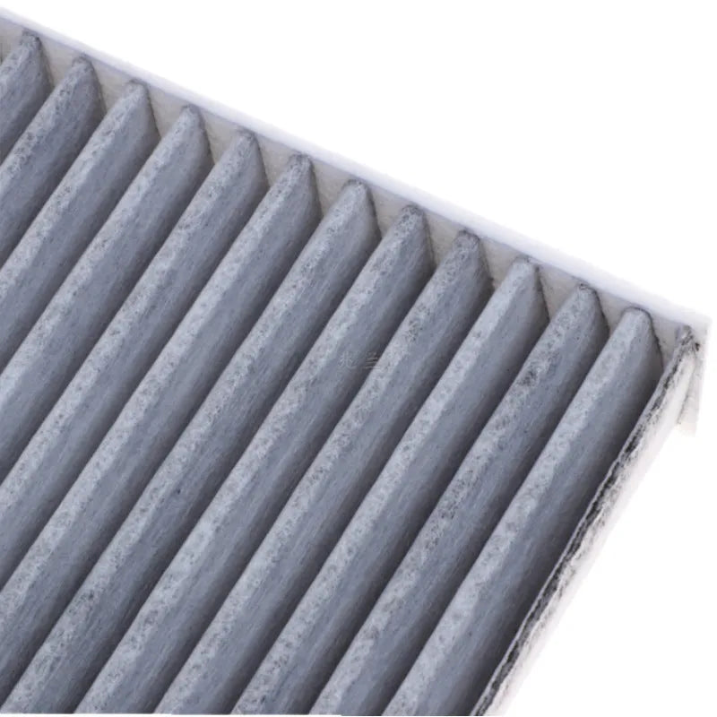Grey grid air conditioning filter element for Geely GL GS models measuring 215x210x30mm