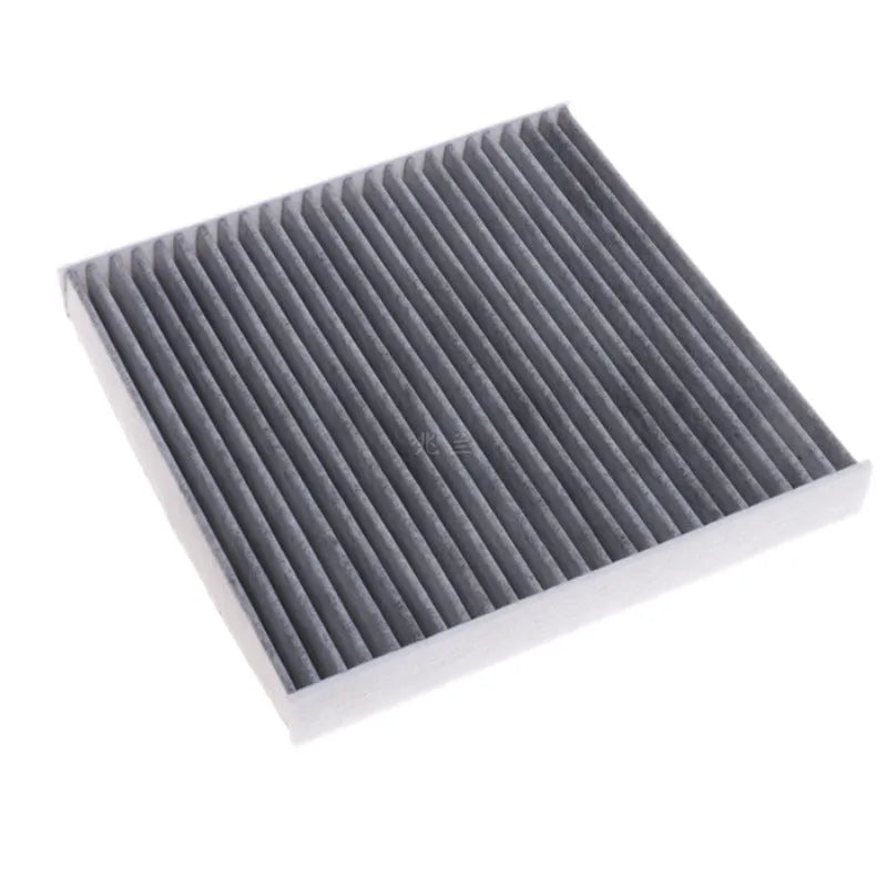 Grey grid air conditioning filter element for Geely GL GS models measuring 215x210x30mm