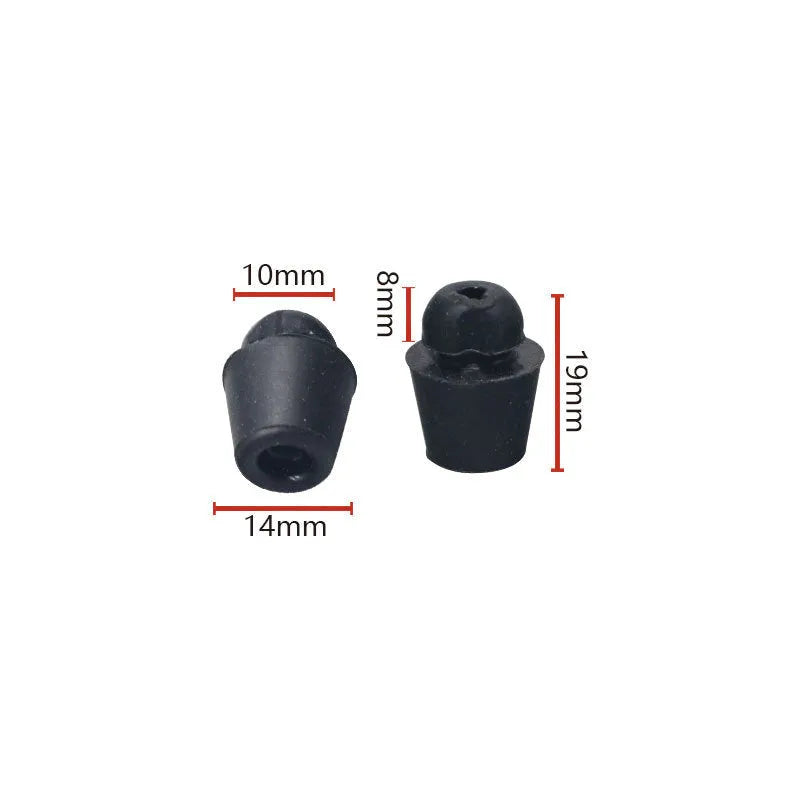 10 automobile rubber buffer clips for shock absorption in car boot buckle systems, X16 colour