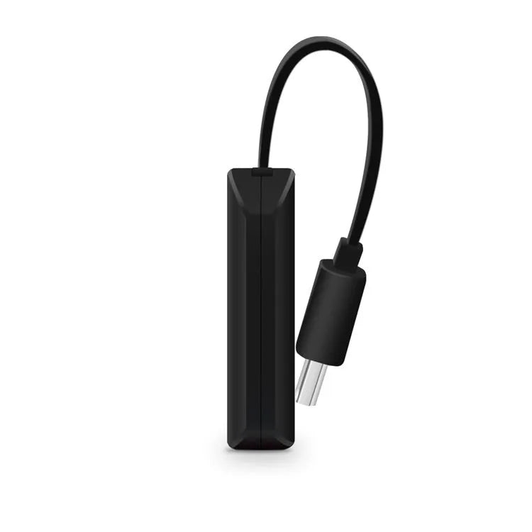 Black smart phone to HD television dongle adapter with HDMI connection
