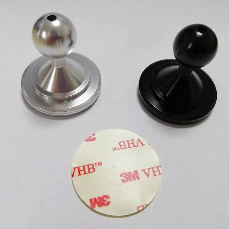 Aluminium alloy instrument panel accessories in black and silver finishes for universal dashboard mounting