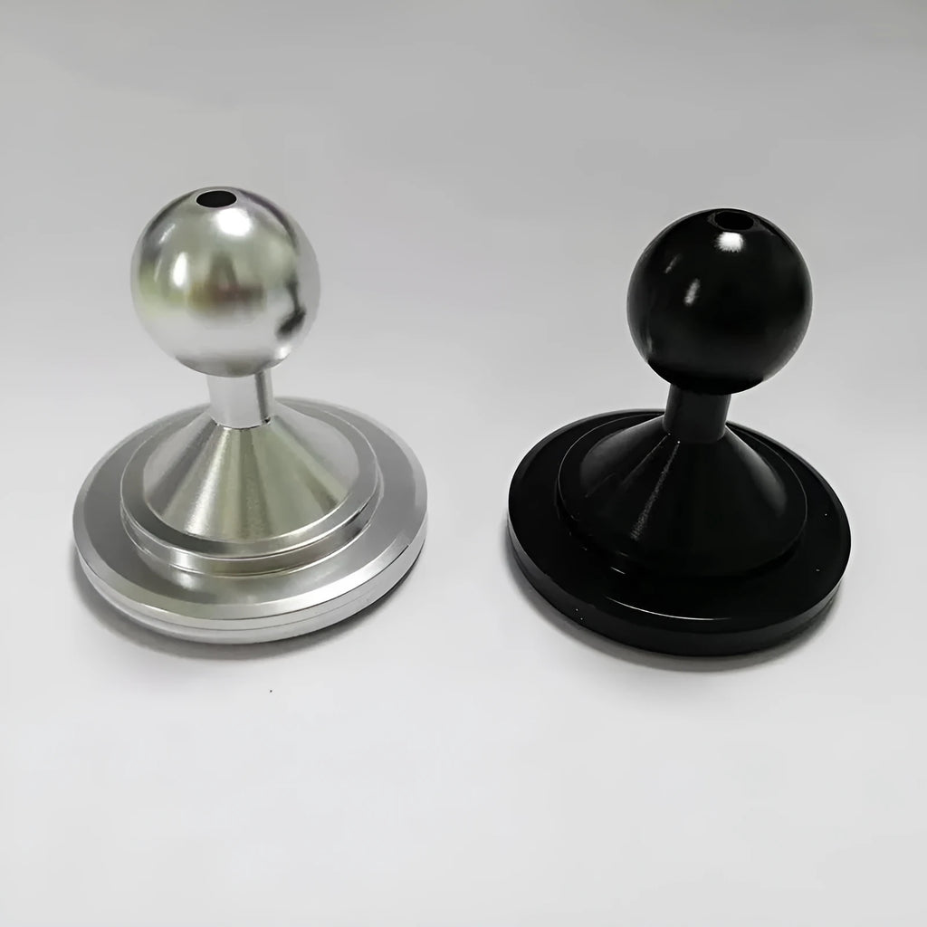 Aluminium alloy instrument panel accessories in black and silver finishes for universal dashboard mounting