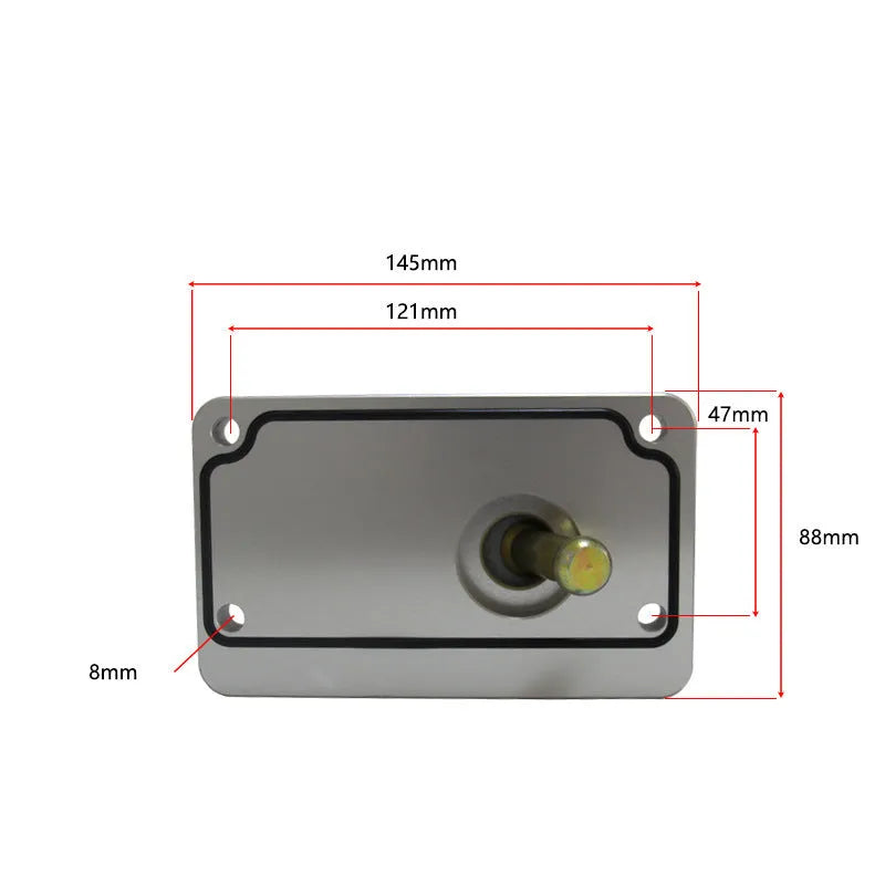 Silver aluminium alloy quick short rod shift lever for Horton vehicle replacement