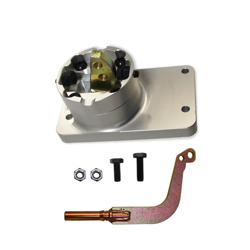Silver aluminium alloy quick short rod shift lever for Horton vehicle replacement