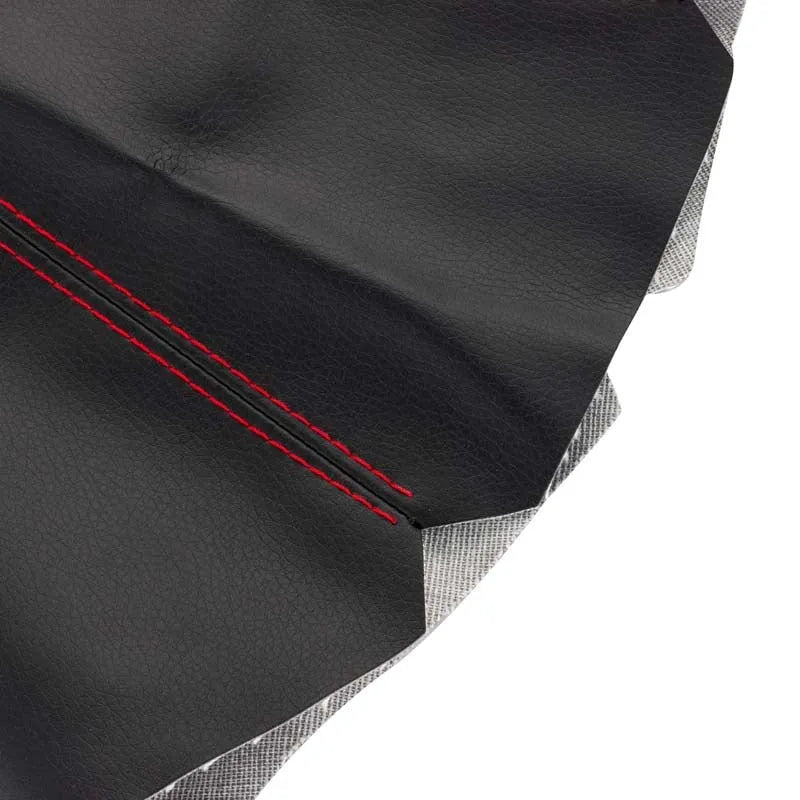 Black PU leather gear lever cover for General Motors automatic car.