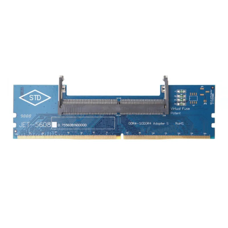 DDR4 laptop to desktop memory adapter card converting SODIMM to DIMM slots