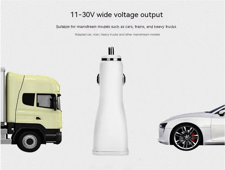 QC30 single port USB car charger with QC2.0 fast charging for mobile devices