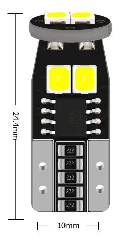 10mm diameter car license plate reading lamp with white LED light