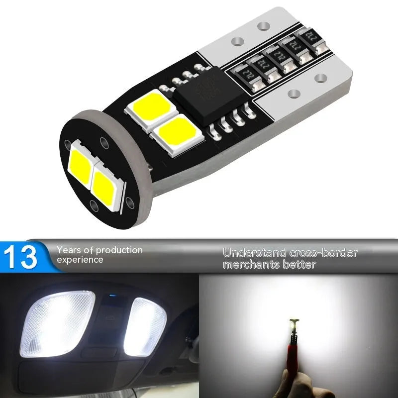 10mm diameter car license plate reading lamp with white LED light