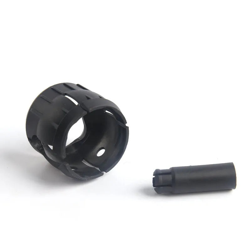 Black plastic gear lever accessory set for Vauxhall Opel Saifeili car interior.