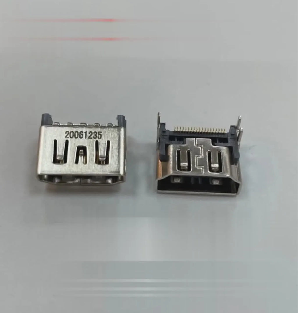 Silver HDMI host socket connector for game console port replacement
