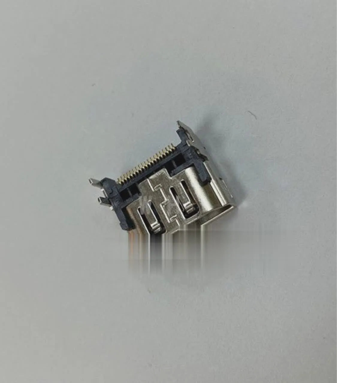 Silver HDMI host socket connector for game console port replacement