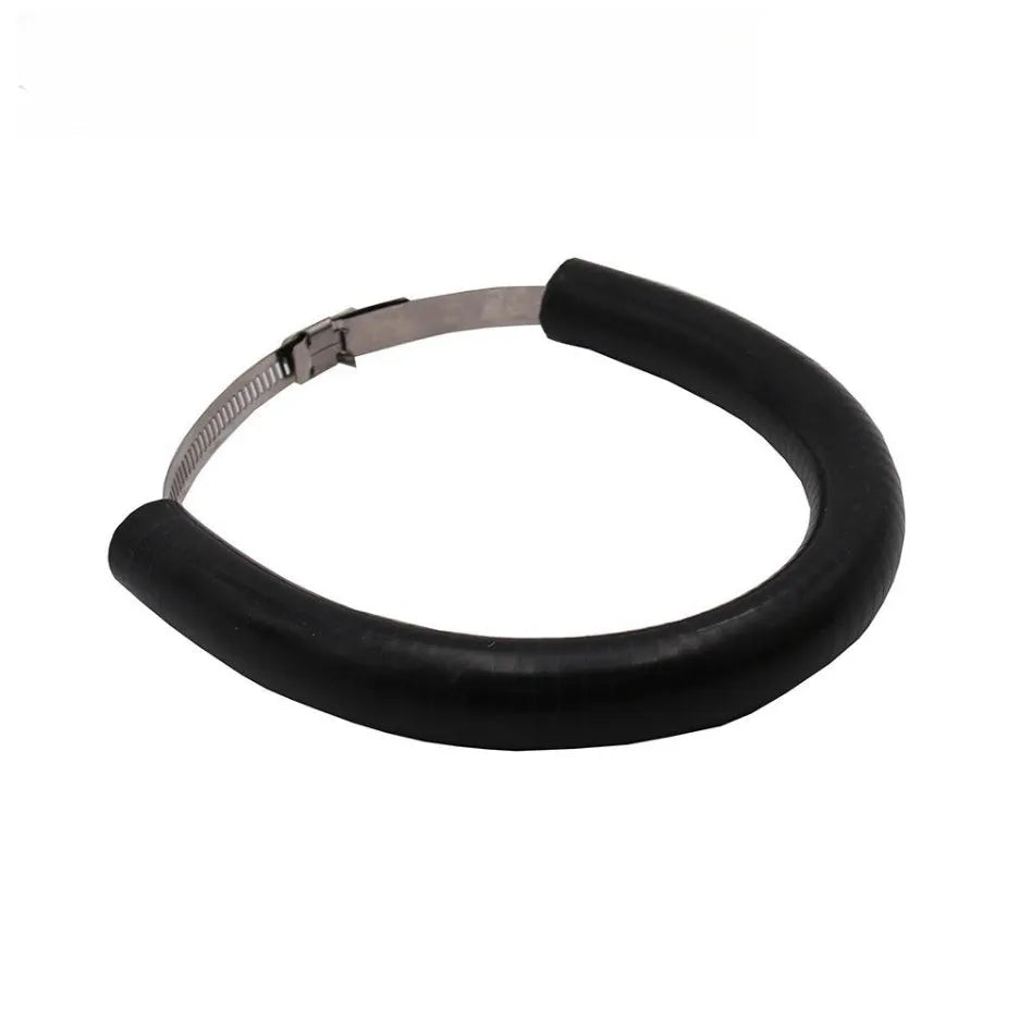 Universal motorcycle exhaust pipe gasket anti-drop wring in black, blue, and orange colour options.