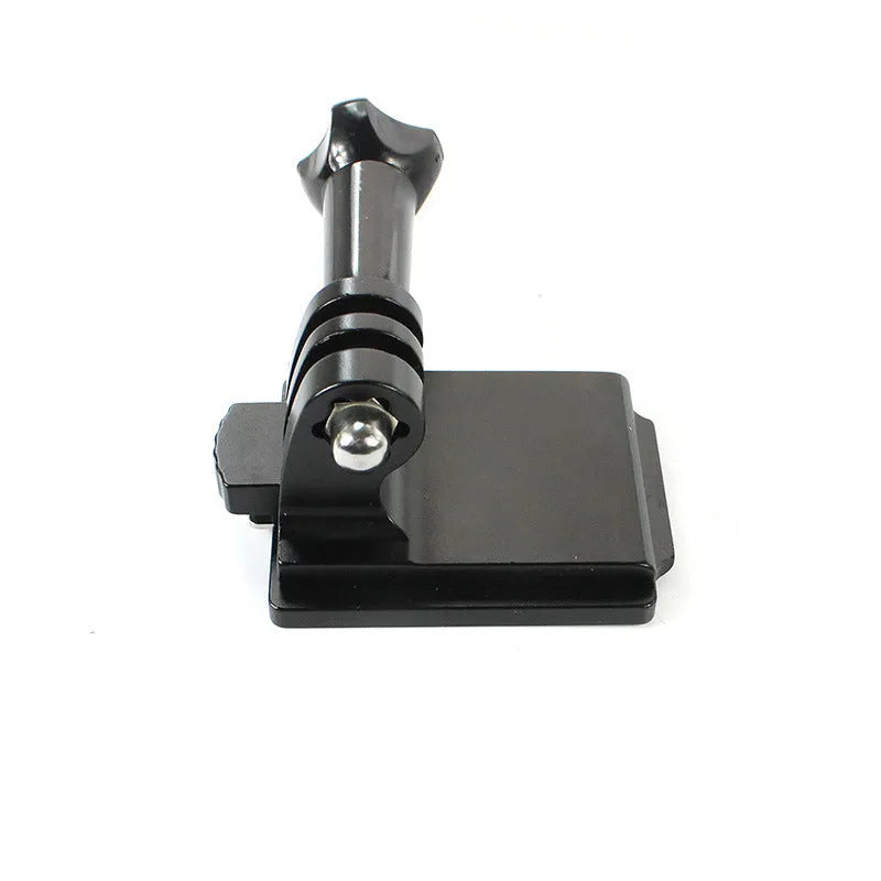 Black aluminium alloy helmet holder extension rod with quick-release bracket for GoPro 3 and GoPro 4 cameras