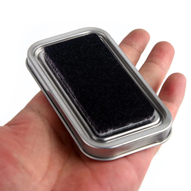 Rectangular notebook stamp pad with quick-drying oily ink for DIY rubber stamps