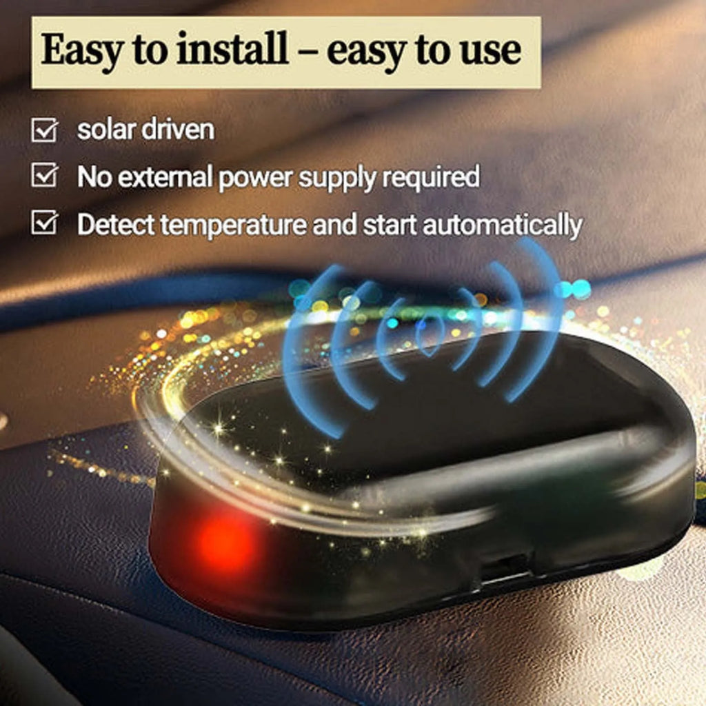 Black car snow removal tool with special glass construction measuring 5cm for deicing and melting snow