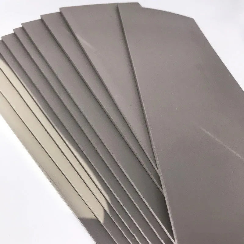 Plastic light-sensitive mat sheet for seal making, measuring 330mm by 110mm, available in 7mm, 4mm, or 2mm thickness.