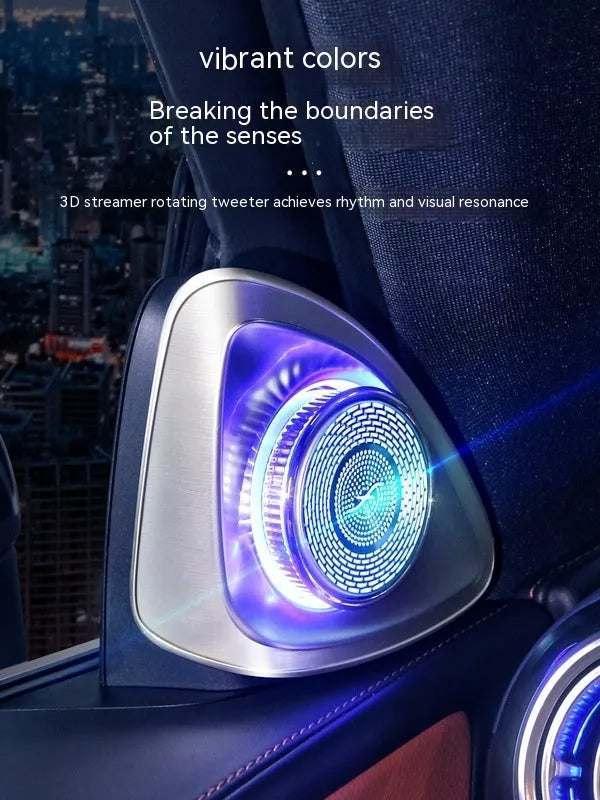 Mercedes-Benz GLC X254 door speakers with rotating Burmester-style tweeters in ABS housing