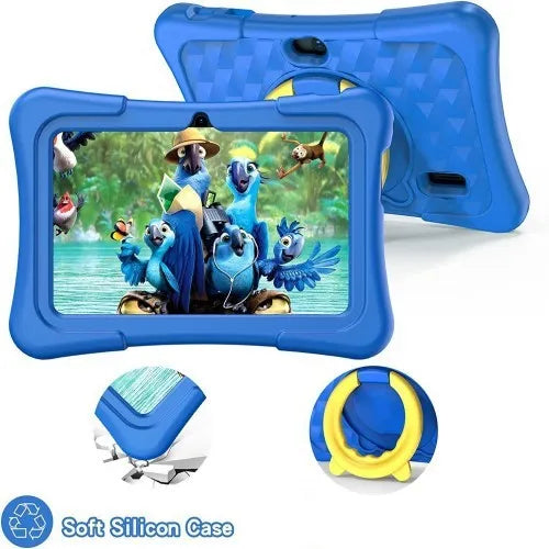 7-inch children's tablet with Android 12, Allwinner A133, IPS screen, available in pink or blue