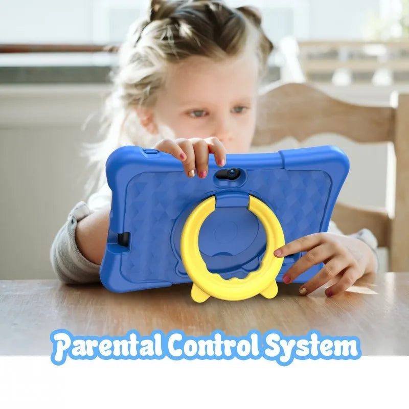 7-inch children's tablet with Android 12, Allwinner A133, IPS screen, available in pink or blue