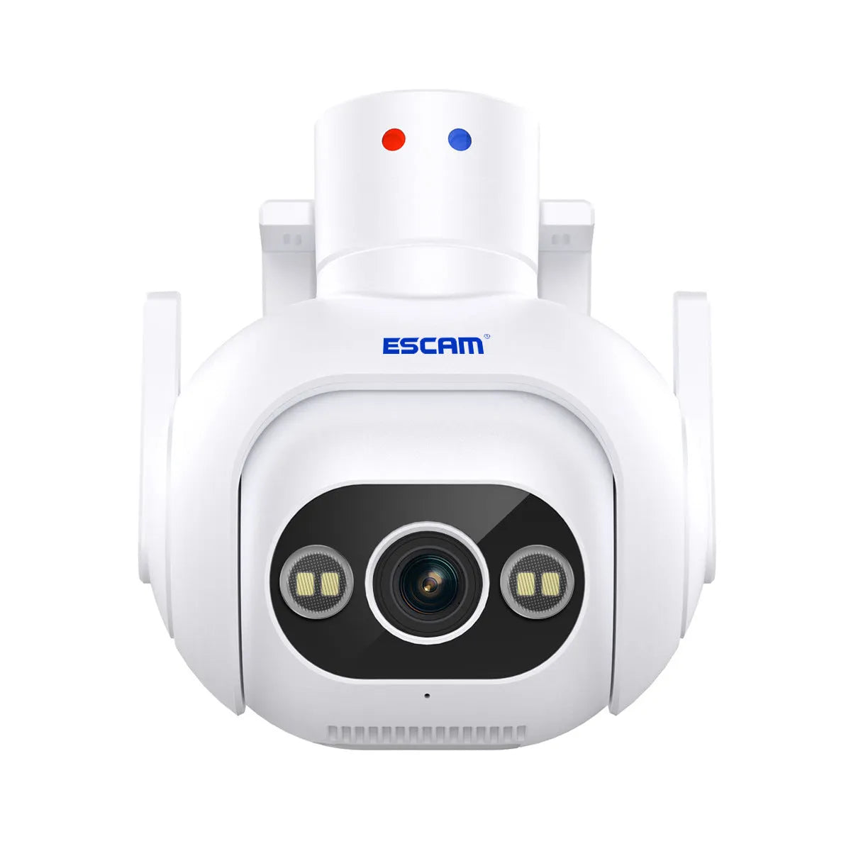 Smart colour night vision security camera with wall mount bracket and 4MP resolution