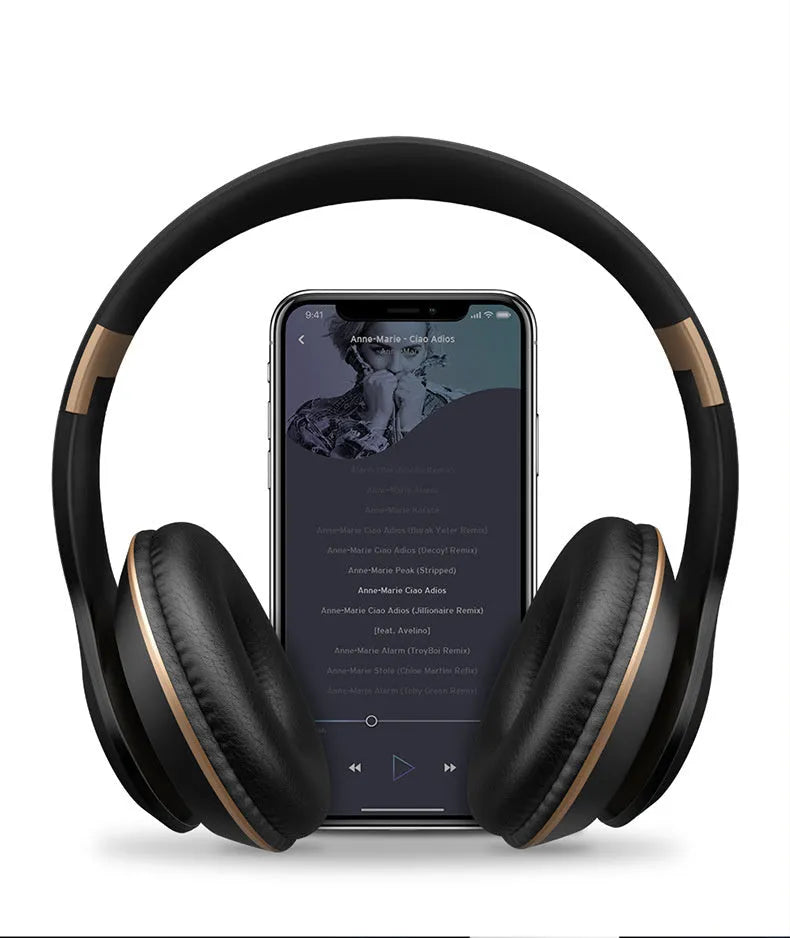 Blue and red Bluetooth wireless stereo headset for hands-free calls and music.