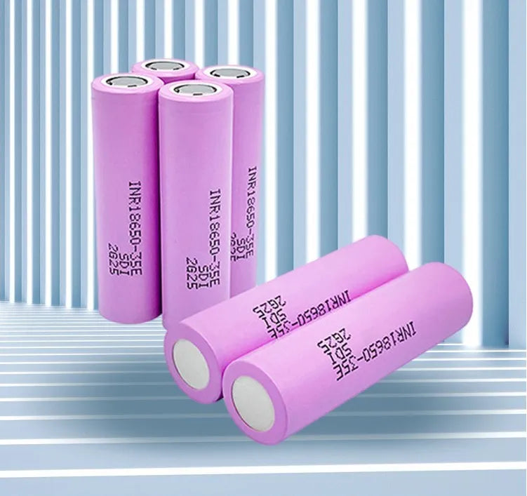 INR18650-35E 3500mAh 3.7V lithium battery cell 18.5mm x 65.2mm