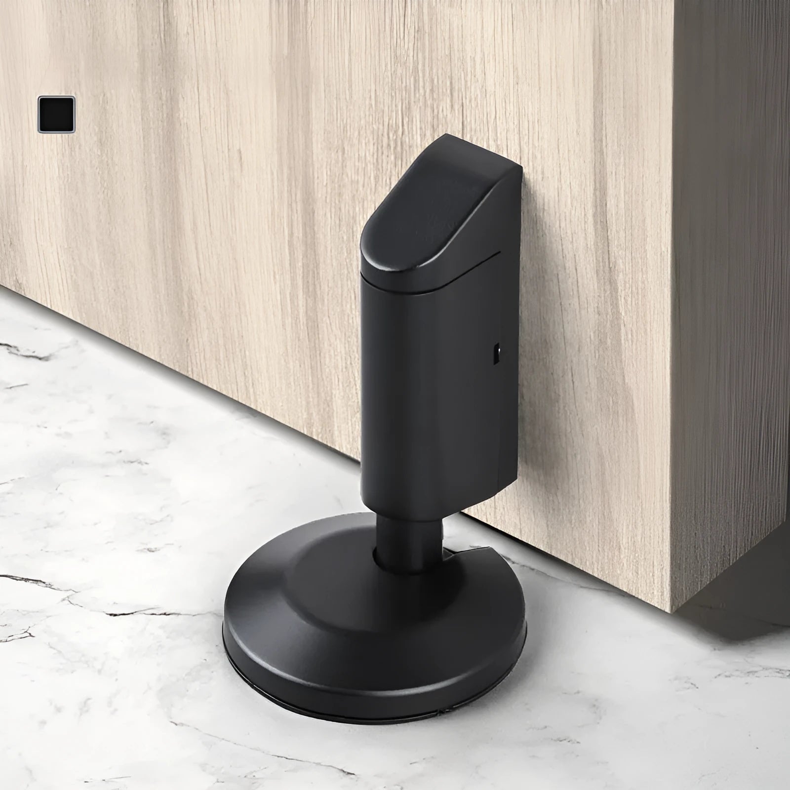 Modern invisible door stopper in zinc alloy with six colour finish options