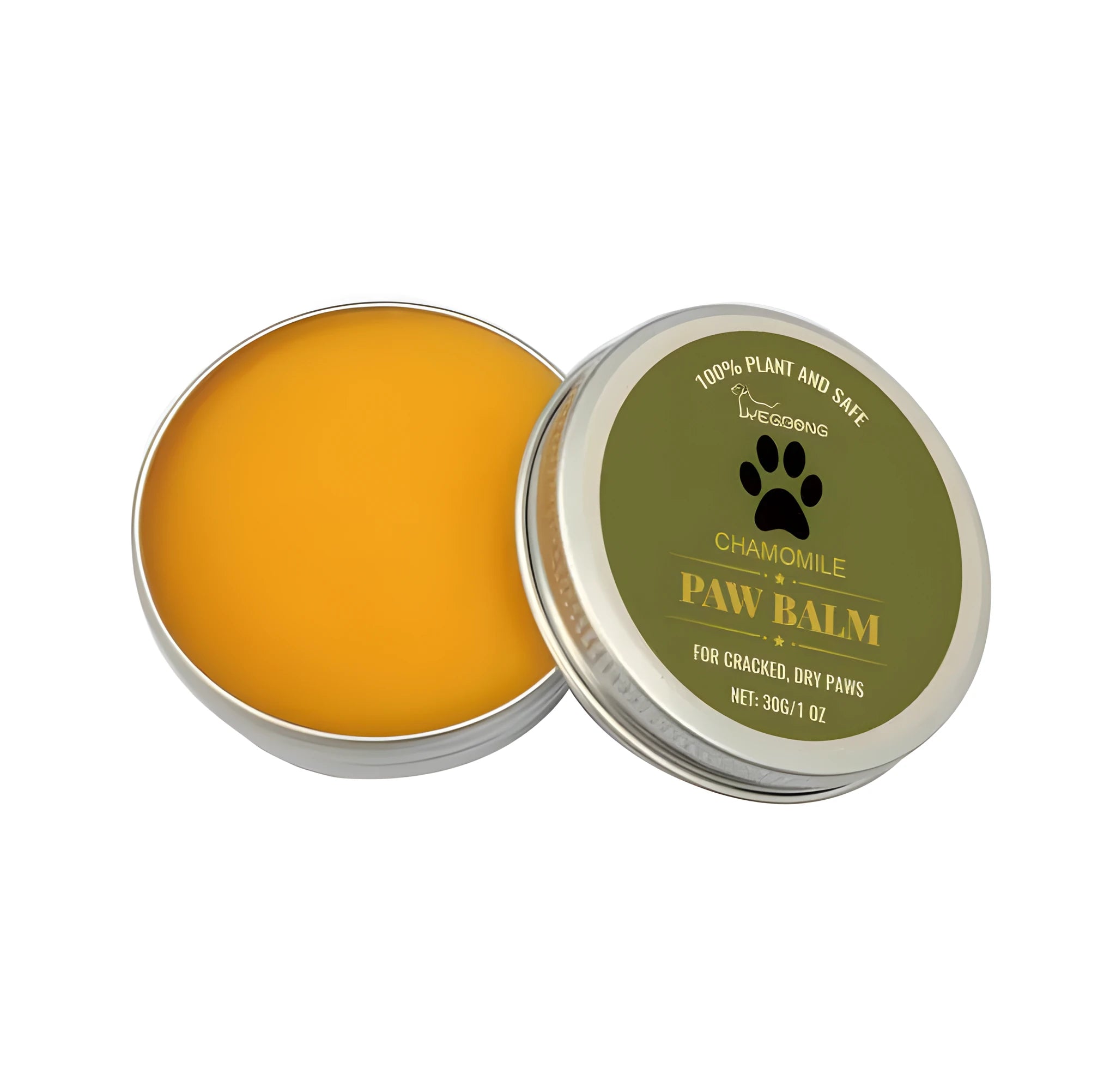 30g pot of pet paw protection cream for cats and dogs to prevent dry, cracked pads