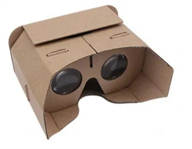 Cardboard virtual reality glasses for smartphones with 153mm x 83mm frame