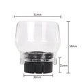 Transparent plastic safety face shield for Delta electric grinding machines with 17.5-19mm thread port