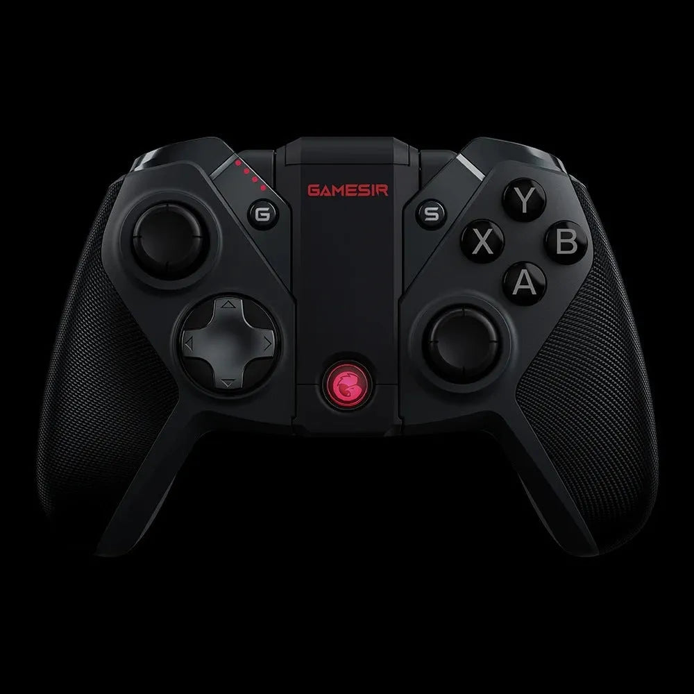 Black Gaishi chicken handle game controller with Type-C interface and vibration capability