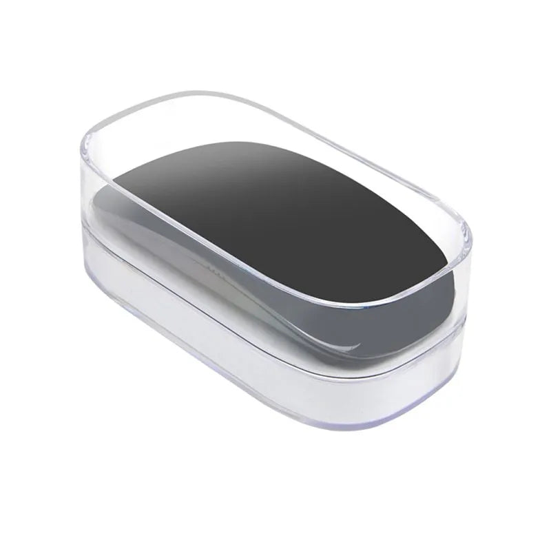 Ultra-thin wireless touch mouse, 1600dpi optical, 2.4GHz USB, 10m range, Black or White, 100-120mm size
