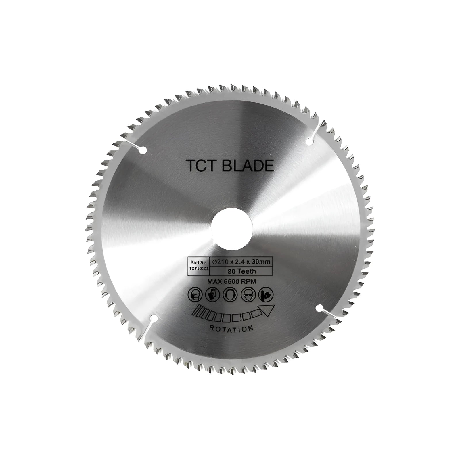 Conventional tooth high speed steel woodworking saw blade 160mm 80T model