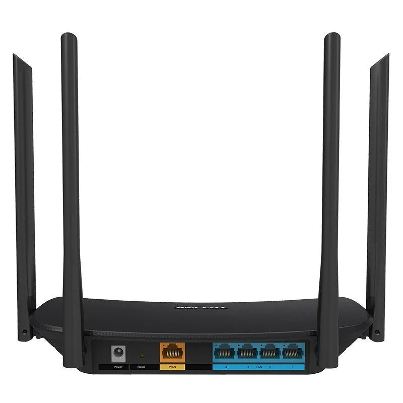 TP-LINK dual band 1200Mbps wireless router, white or black, 230x144x37mm, 1 WAN and 4 LAN ports